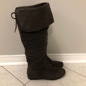 Aldo Knee High Suede Boots